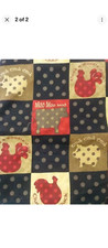 country farm chicken fun fabric cow pig animal 20 x 14 inch 1pc