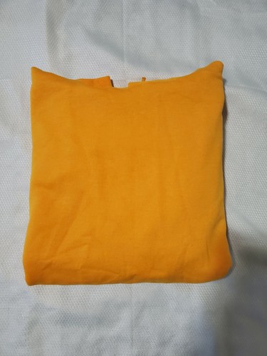 Hanes P170 Men's EcoSmart Hooded Sweatshirt L - Orange G8 - Picture 5 of 5