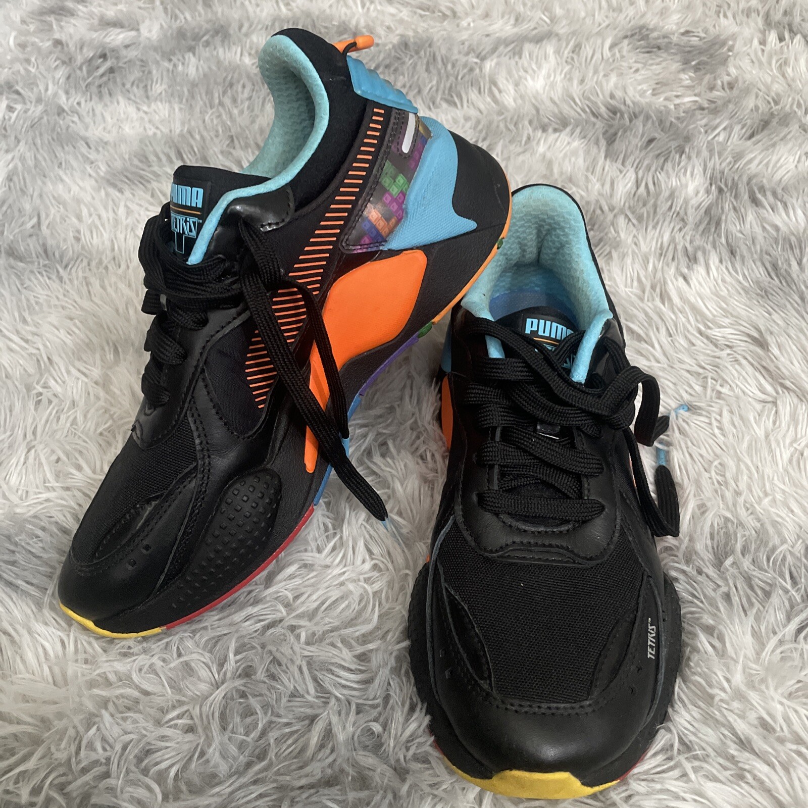 Puma Rsx Puma Shoes Tetris Shop Puma Tetris Shoes Black On Sale