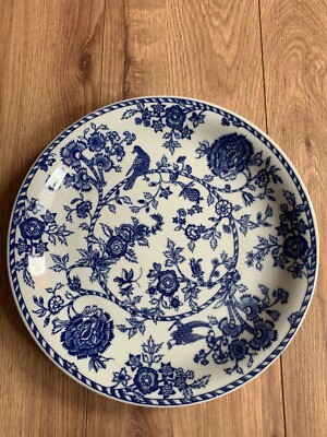 BAUSCHER PORZELLAN TELLER  MIT BLUMENMUSTER BAVARIA GERMANY HANDBEMALT