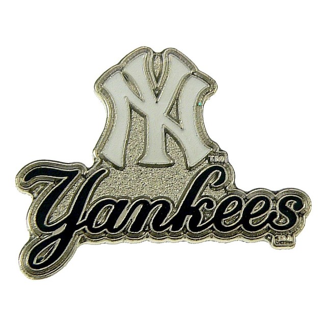 MLB New York Yankees Lapel Pin Wordmark Logo NY Primary Plus Sports Collectible eBay