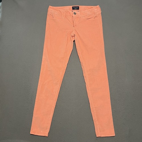American Eagle Corduroy Pants Womens Size 6 Pink Super Stretch Hi Rise Jegging