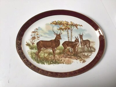 Vintage Platter Weatherby Royal Falcon Gift Ware English Sprinter
