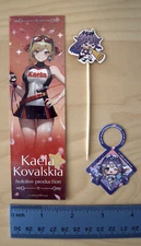 NEW AUTHENTIC Taiwan Capsule Collab Cheer Up Cafe Hololive Bijou Kaela Card Set