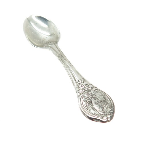 925 Sterling Silber Vintage 1979 Connecticut Salz & Gewürze Löffel - Bild 7 von 9