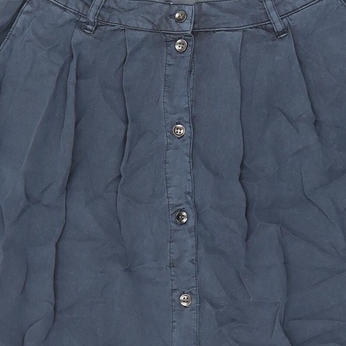 Falda oscilante VERO MODA para mujer azul Lyocell talla S botón - Imagen 8 de 10