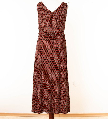 Abito donna KING LOUIE multicolore smanicato viscosa taglia L 12348 - Foto 4 di 6