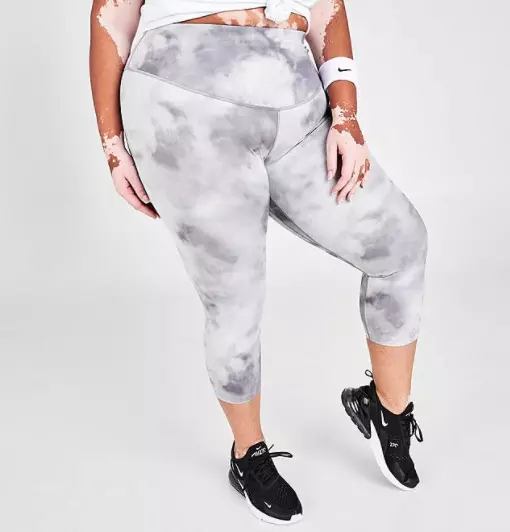 Nike Leggings Womens Plus 3X The One Icon Clash Training Grey