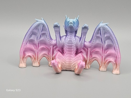 Support téléphone - support téléphone dragon, tablette, support carte de visite imprimé en 3D