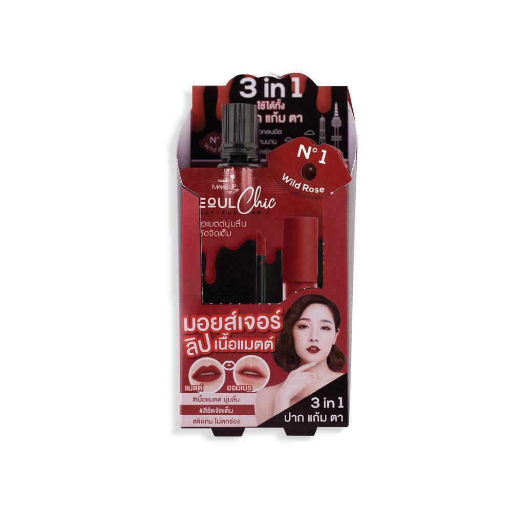 Nami Make Up Pro Seoul Chic Moisture Matte Lip and Cheek # 01 Wild
