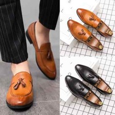 Party Shoes Men Shoes Men Dress Loafers Men Shoes Leather Slip On