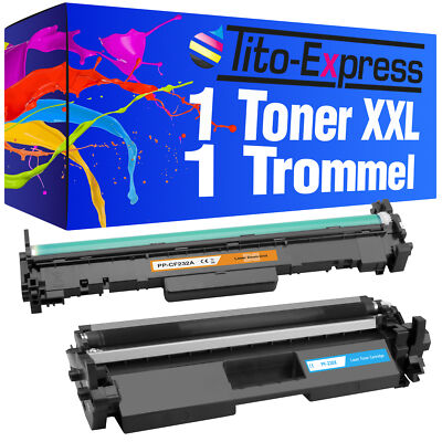 1 Trommel & 1 Toner XXL PlatinumSerie für HP LaserJet Pro M203 M203DN M203DW 30X