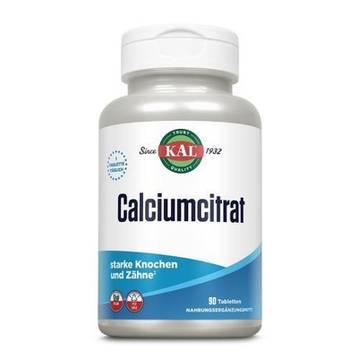2x CALCIUM CITRATE KAL Tabletten 90 ST
