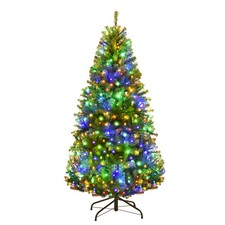 4Ft Pre-Lit Artificial Christmas Tree Premium Hinged with 100 LED Lights  Stand