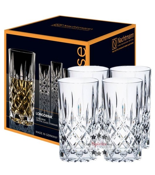 Nachtmann Noblesse Longdrink Glas 4Er-Set /Ca. 375Ml / ØCa. 7,7Cm/ H: Ca. 15,1Cm-image