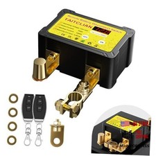 Remote Battery Disconnect Switch 12V 240A, Kill Switch for Car with LED