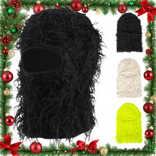Winter Ski Mask Hole Knitted Skull Balaclava Beanie Hat Men Outdoor Sports Cap