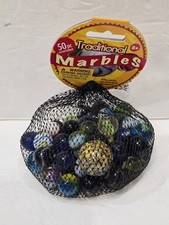 50 Piece Marbles - Colorful Glass Marbles with a Shooter
