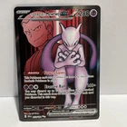 Team Rockets MewTwo ex 213/182 Full Art Destined Rivals Pokémon TCG.