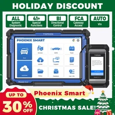 2025 TOPDON Phoenix Smart Advanced Diagnostic Tablet ECU J2534 Programming Tool