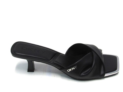 DKNY Jolaine Twist Slide Sandal (Women's) - Black - Sz 8 M