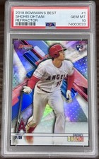 2018 Bowman's Best - Shohei Ohtani #1 Refractor (RC) PSA 10