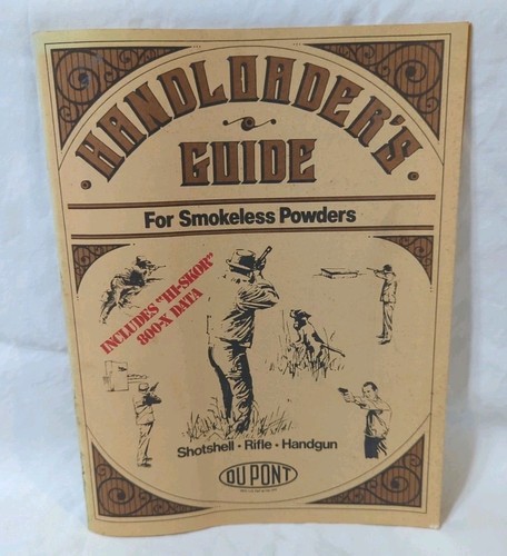 Vintage 1983 Handloader's Guide Book Powders Data Shotshell, Rifle ...