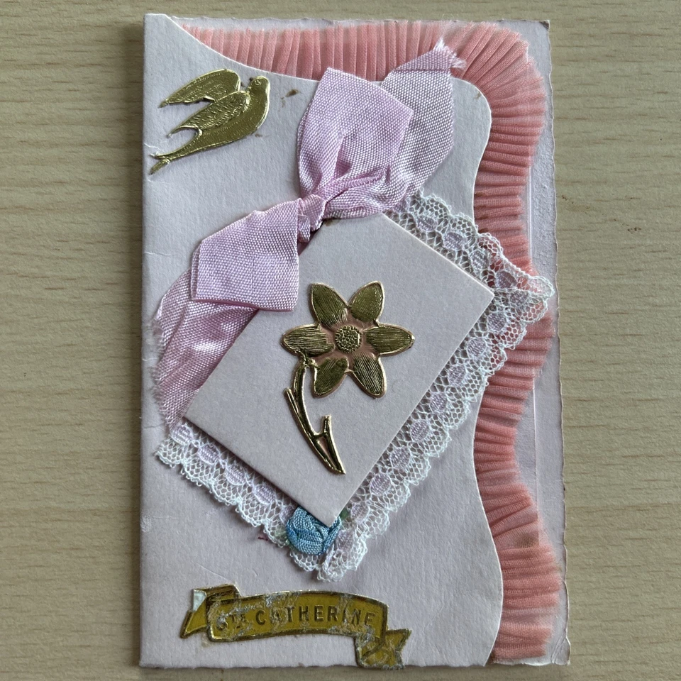 Carte Postale STE CATHERINE En Relief - Photo 1/4