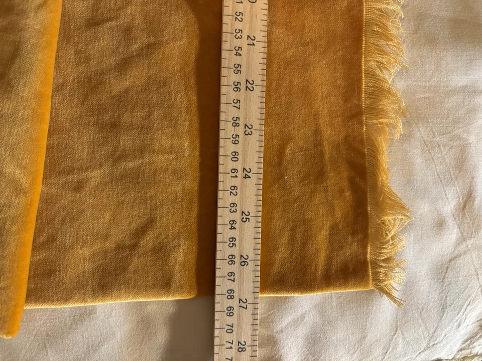 3 yardas. X 54” W Pana Algodón Dorado Foto 4 de 4