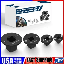 4PCS Low Profile Impact Socket Adapter Set AN