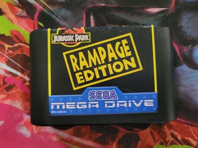 sega mega drive spiele pal uk Jurassic Park Rampage Edition nur Kart