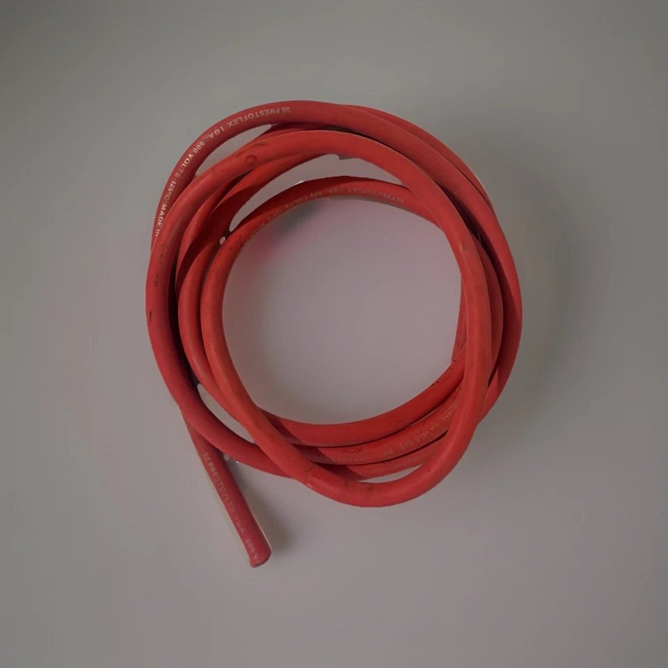 10 ft PRESTOFLEX  1/0 Gauge AWG COPPER Power Wire Ground Welding Cable Car Audio - Image 3 of 4