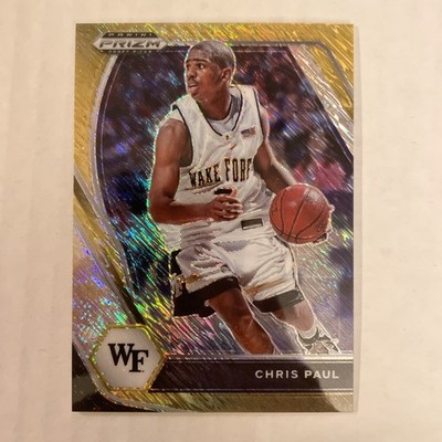 2021 Prizm Draft Picks CHRIS PAUL Gold Shimmer  Prizm 3/10 Jersey Match Ebay 1/1
