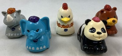 VTech Tip Tap Tiere Nashorn Elefant Huhn Panda Bär Set Niederländisch 5 Stück