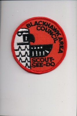 Blackhawk Area Council Scout-See-Do patch (Red)