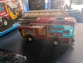 LEGO City Fire Boat 60005, Fire Truck 60002, Speed boat 4641 Complete Sets 