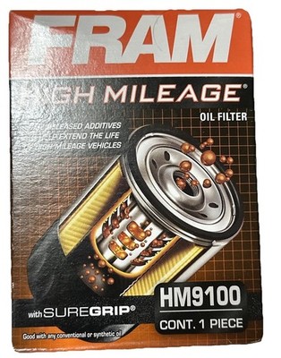 NEW FRAM HM9100 High Mileage Oil Filter Extended Engine Protection