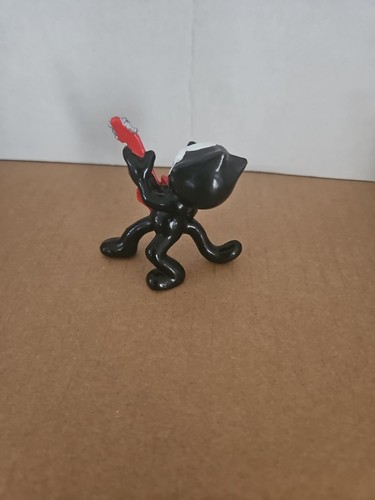 Vintage 1990s Applause Felix The Cat 2.5” PVC Figure Playing Guitar - Rare - Picture 3 of 5