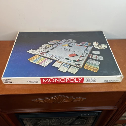 Vintage MONOPOLY 40th Anniversary Edition Classic 1974 Parker Brothers Complete