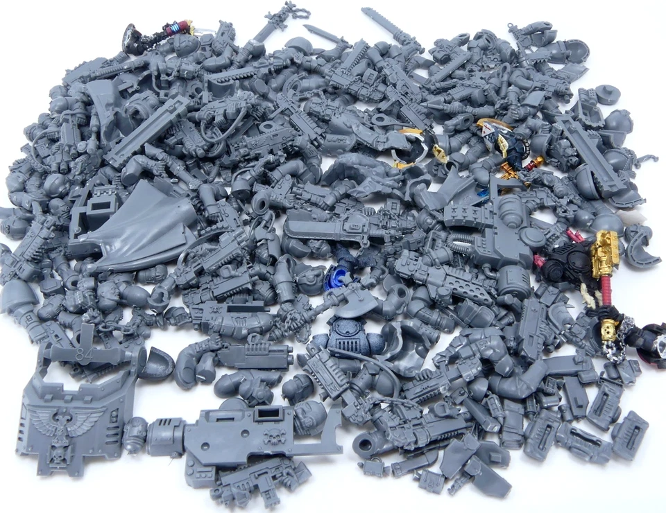 Warhammer 40k Black Templars Spares Repairs Damaged Conversions Bits, Job Lot - Image 2 of 4