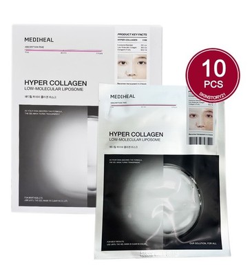 MEDIHEAL Hyper Collagen Gel Mask  34ml x 10pcs(1 Pack) Firming Lifting K-Beauty