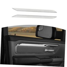 for RAM Front Door Interior Trim Cover Strips Fit for RAM 2018-Present Silver