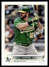 2022 Topps Mitch Moreland Oakland Athletics #42