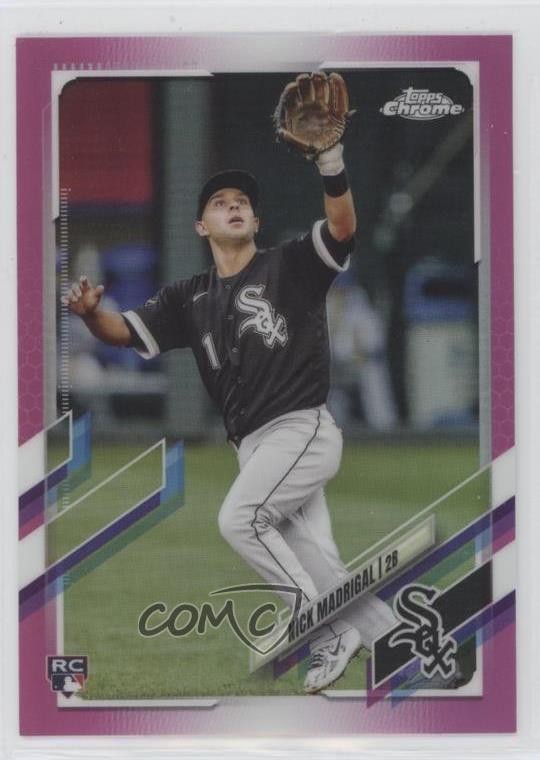 2021 Topps Chrome Pink Refractor Nick Madrigal #79 00jz