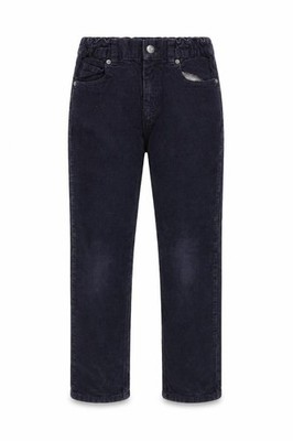 Petit Bateau Jungen Chino Hose Größe 10 Jahre Schwarz Freizeit Gummibund L28