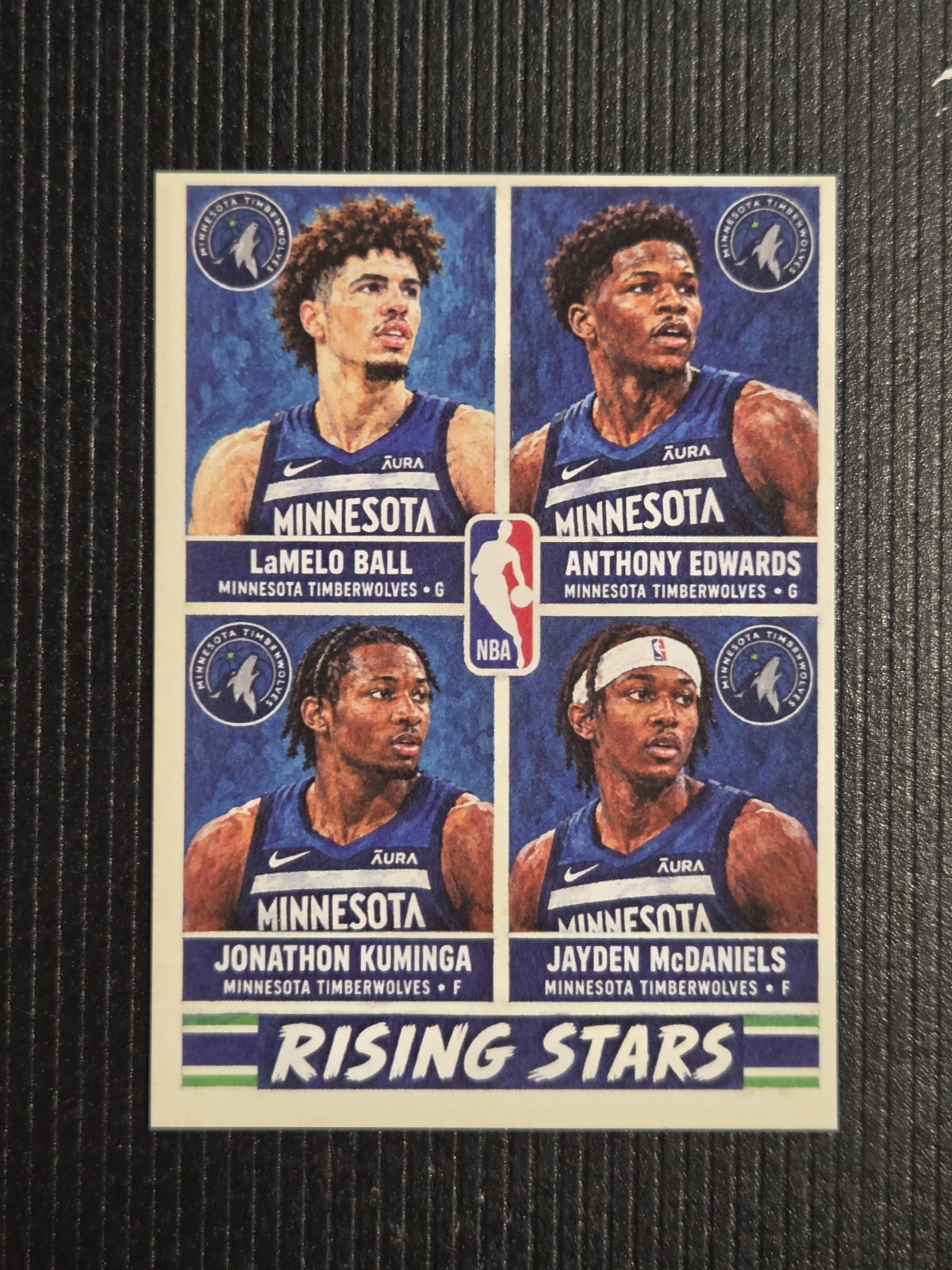 Anthony Edwards, Lamelo Ball, Jonathon Kaminga & Jayden Mcdaniels, /20