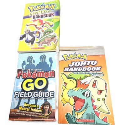 POKEMON ULTIMATE HANDBOOK, GO FIELD GUIDE, JOHTO HANDBOOK