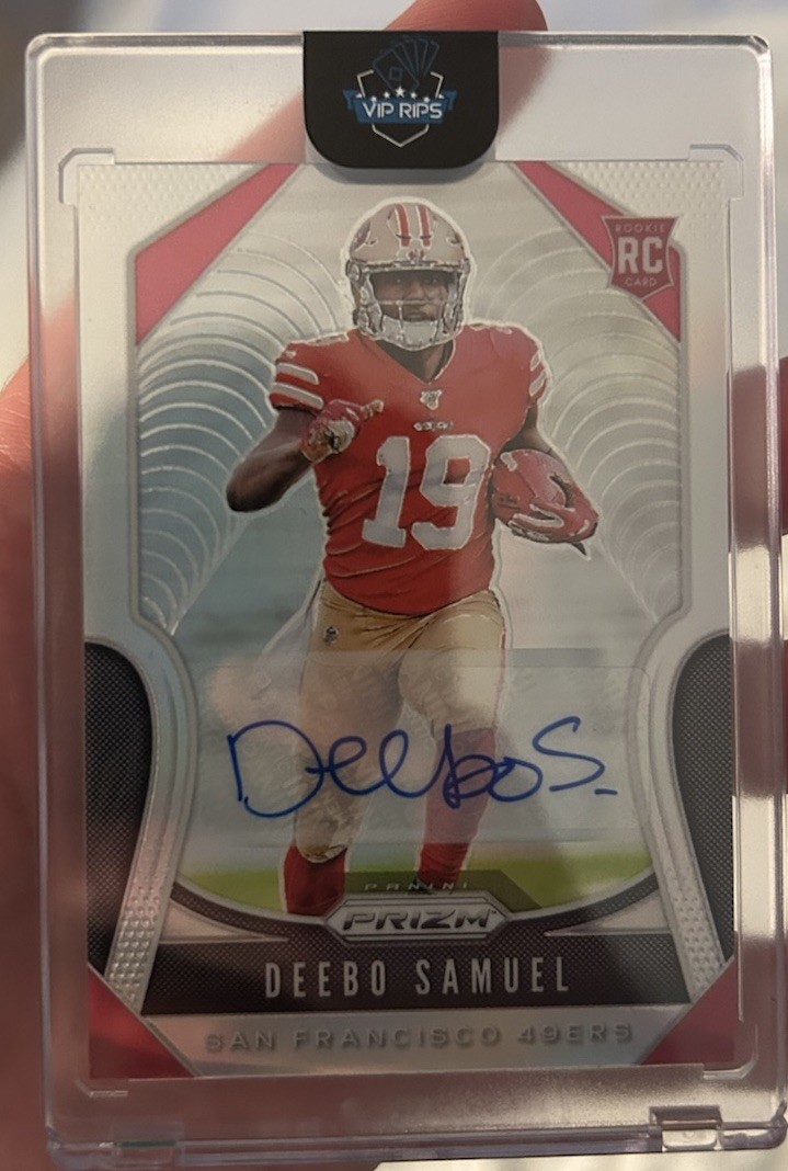 2019 Panini Prizm - Rookies Deebo Samuel #346 Silver Prizm Autographs (AU, RC)