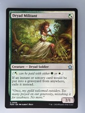 MTG Dryad Militant Foundations (FDN) U 656 NM Magic