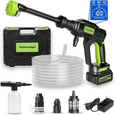 #ad Cordless Portable Pressure Washer 4.0Ah Battery Powered Handheld Power Cleaner $141.99